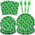 St. Patrick's Day Party Paper Plates Napkins for 24 Guests