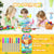 Easter Egg Decorating Kit with Non Toxic Dying Markers Decorating Machine, Plastic Eggs and Stickers for Kids
