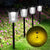 Solar Lights Outdoor Garden Pathway, 4 Pack 200 Lumens Landscape Path