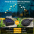 Outdoor Solar Firefly Lights 4 Pack, 48 LED Garden Lights for Yard Patio Pathway Walkway Decoration, Warm White