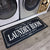 Kitchen Floor Mat Non Slip Laundry Runner for Mudroom and Bathroom - Black, 20" X 47"