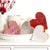 Valentine Tiered Tray Decor 4 Pieces Glittered Wood Heart Table Decorations for Home Table Décor Anniversary Couple Valentines Day Gifts