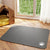 Pet Feeding Mat No Stains Cat Bowl Absorbent Mat for Food and Water (16"x24") Dark Gray