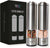 Electric Salt and Pepper Grinder Set Automated Battery Operated Electronic Crusher, Button Set