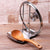 Lid and Spoon Rest Shelf, Pan Pot Cover Lid Stainless Steel Rack Organizer