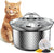 Stainless Steel Cat Water Fountain 3.2L Automatic Dog Water Fountain Cat Fountain for Multiple Pets