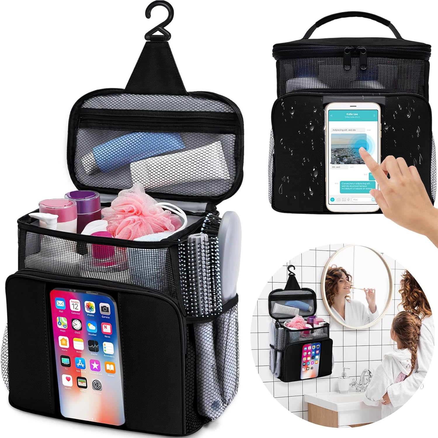 Shower Caddy Mesh Shower Caddies Portable for Travelling