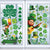 St. Patrick's  Decorations Window 10 Sheets Decal Stickers for Glass Windows