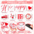Magnetic Valentine's Day Garage Door Decorations 30 Pieces, Happy Valentine's Day Garage Door Magnets