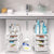 Under Sink Cabinet Organizer 3 Tier with Sliding Storage Drawer, White