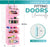 4 Shelf Hanging Closet Organizers and Storage Organizer for Closet, Pink