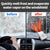 Portable Car HeaterPortable 150W Fast Heating Car Windshield Defroster Anti-Fog Defogger, White