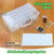 Seed Container Storage 64 Slots Plastic Seed Storage Box (Seeds Not Included) White