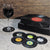 Drink Holder Retro Vinyl Record Coasters for Drinks, 6 Pieces Coasters for Drinks