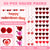 Valentine’s Day Party Decoration Kit 20 PCS with Banner, Cutouts Swirls Garland, Tissue Fans & Tissue Poms