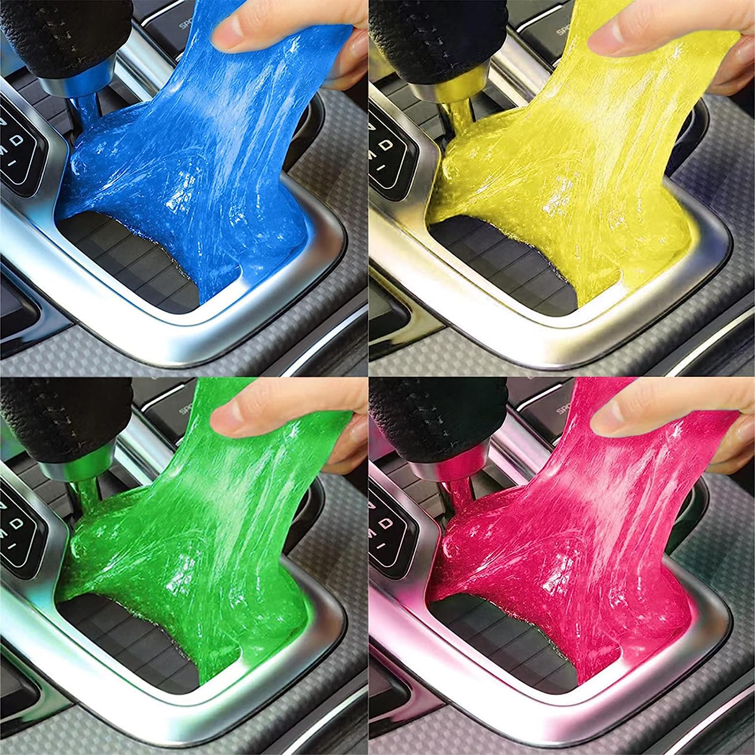 Car Detailing Kit Car Cleaning Gel 4 Pack