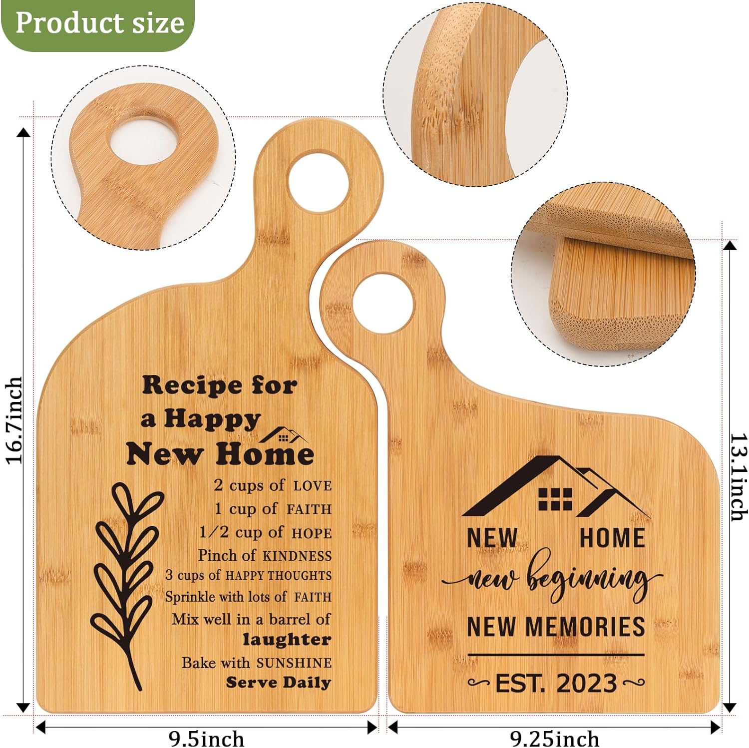 Cutting Board Housewarming Gifts for New House, New Home Gift