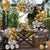 152PCS Black and Gold Balloons Garland Arch Kit with Black Gold Silver Balloons Gold Confetti Balloons