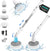 Electric Spin Scrubber Kh8, Cordless Shower Scrubber with 4 Replacement Head