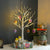 Easter Egg Tree Lights, 2FT Easter Tree Battery Operated USB with Timer