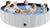 Pool Dog Foldable Pet Swimming Tub with Hard Plastic, 63"x 12"