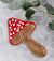 Spoon Holder Mushroom Spoon Rest Ceramic Spatula Holder For Kitchen Counter