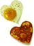 Nonstick Heart Pancake Egg Ring, Set of 2