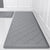 Cushioned Kitchen Mats Non Slip Rug Set, PVC Non Skid Comfort Cushion Mat for Kitchen Floor, Gray