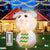 Easter Stuffed Animal 2.5 FT Easter Bunny Lights with 60 LEDs with Remote Control, 8 Lighting Modes for Home