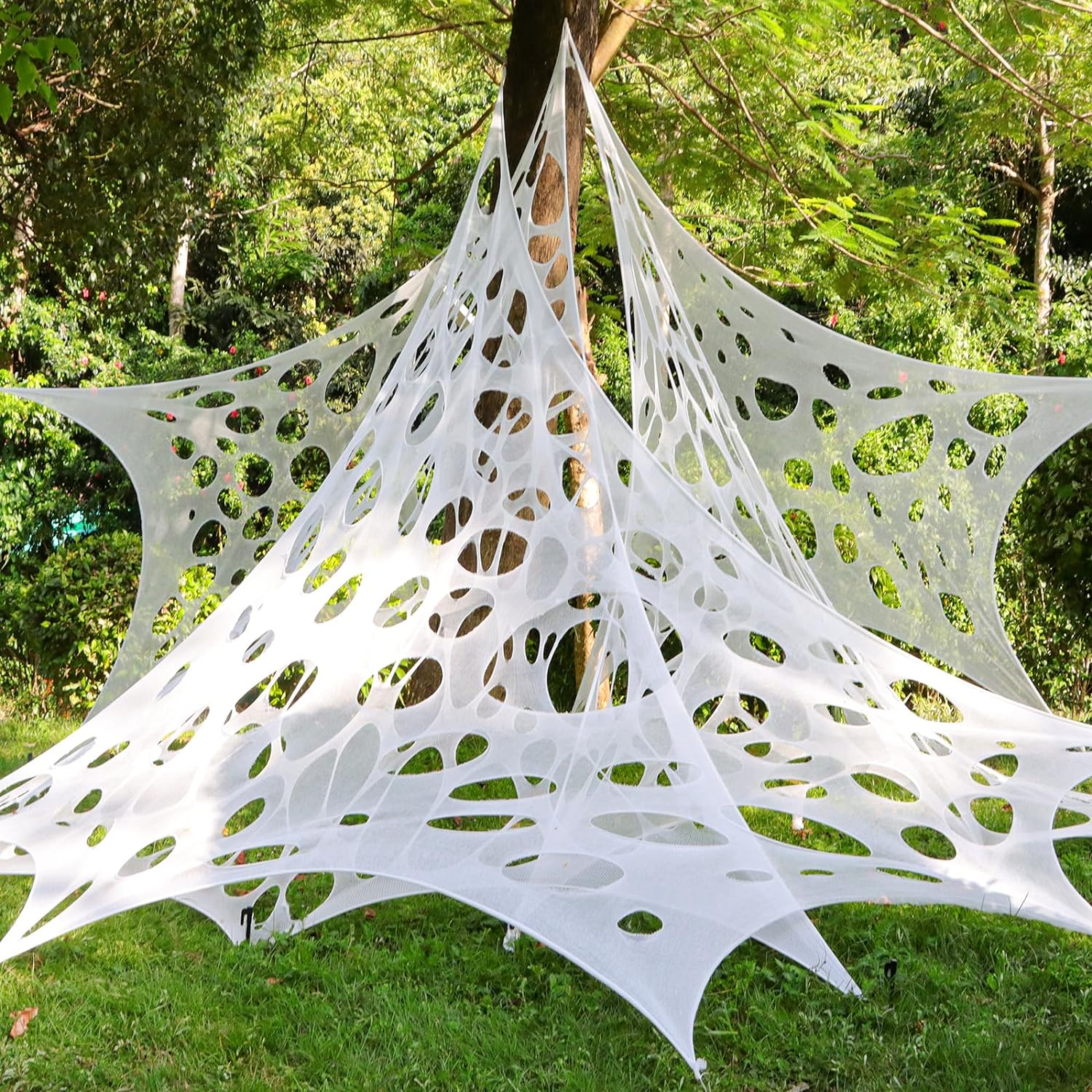 Halloween Spider Web Decor Spider Web Halloween Decorations Outdoor