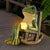 Garden Frog Statue Decoration for Garden 3.89"x2.36"x3.93"