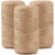 Natural Jute Twine 984FT for Gardening Plant Gift Wrapping Art Wedding Decoration Packing String Bulk (3 Roll)