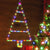 Christmas Wall Window Hanging Lights 2FT LED Ladder Multicolor Battery Operated Lights