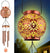 Hanging Lantern Led Solar Lights Windchimes Outdoors Deep Tone, Solar Wind Chimes for Outside