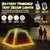 Tent String Lights with Remote Control, 17 Colors 7 Flashing Modes (Tent Not Include)