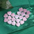 Rose Quartz Heart Crystals Natural Crystal Polished (20 Pieces, Pink)