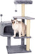 Cat Tree Scratching Tower Furniture Scratching Post, Grey