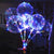 8 Packs LED Light Up Balloons with Flashing Handles Sticks,20 Inches Balloon 70CM Sticks