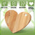 Heart Shaped Cutting Board Acacia Wood Bread Board Cheese (12" x 10" x 0.6")