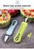 3-in-1 Stainless Steel Watermelon Cutter & Fruit Carving Tools Set Slicer, Digger (Green)