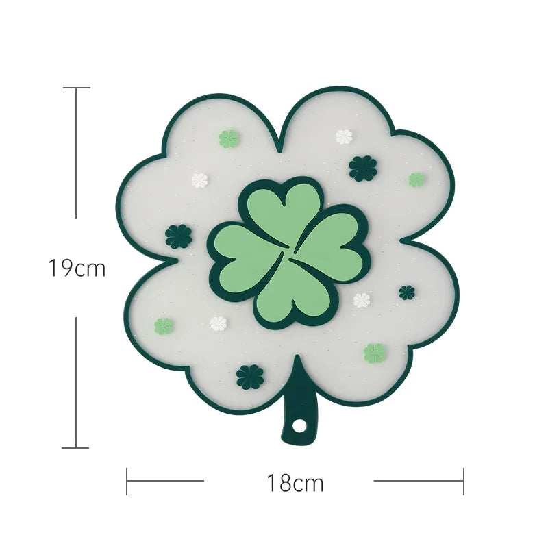 Four Leaf Clover Coaster Set Non-Slip Insulated Drink Coasters