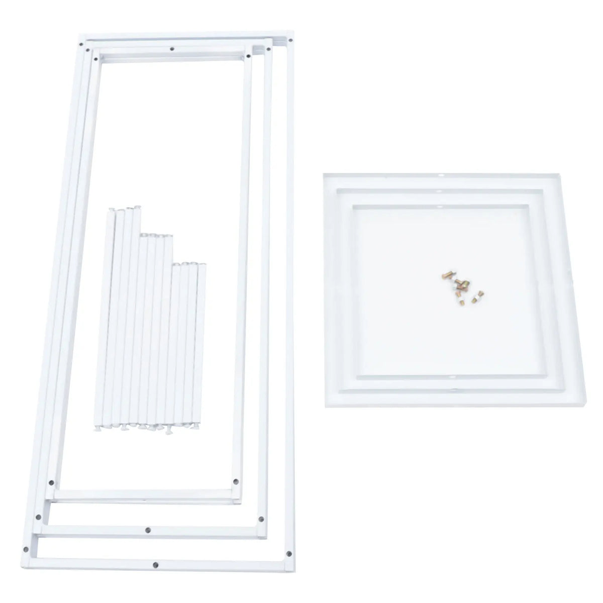 Set of 3 Metal Plant Stands Flower Holders for Indoor Outdoor Decor