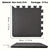 EVA Yoga Mats 12 Pack for Your Home Studio (Black)