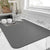 Dish Drying Mat Dark Grey 16"x18" with Non-slip Rubber Backed for Kitchen Counter