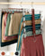 Closet Organizers & Storage 5 Tier Skirt Hanger Skirt Organizer, 1 Pack, Mahogany