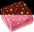 Glow in The Dark Throw Blanket 50" x 60" Cozy Fleece Throw Blanket, Pink