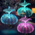 Solar Flower Lights Outdoor Garden Waterproof, 3 Pack, 7 Color Changing Lights