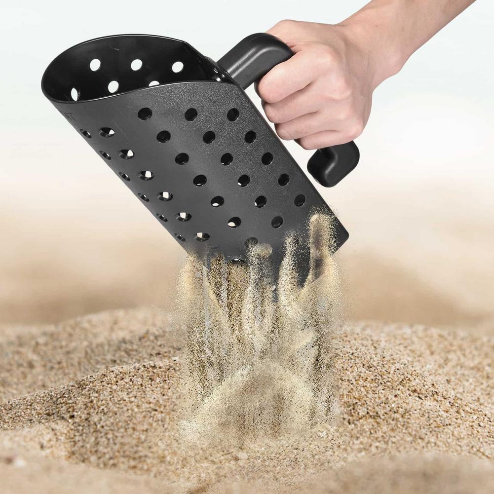 Sand Scoop Beach Bucket Tools Sand Bucket, Black