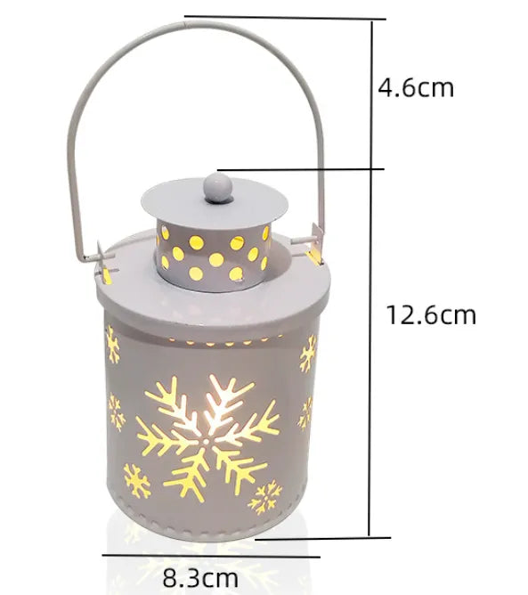 Christmas Candle Lights LED Small Lanterns Wind Lights Electronic Candles (Green)
