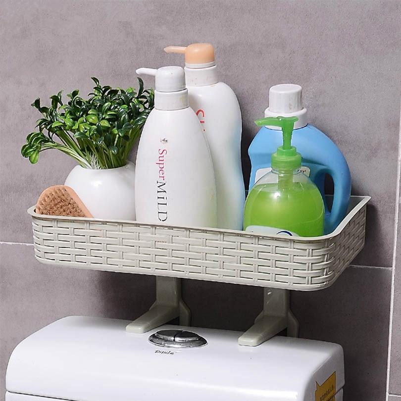 Home Bathroom Storage Rack Multifunction Strong Adhesive Rack for Bathroom Organizer Accessories